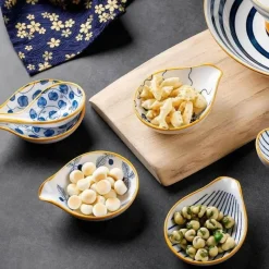 Plates u0026 More Küche & Esszimmer-Japanischer Keramik-Soßenteller - Porzellan-Snackteller