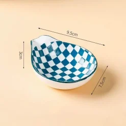 Plates u0026 More Küche & Esszimmer-Japanischer Keramik-Soßenteller - Porzellan-Snackteller