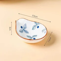 Plates u0026 More Küche & Esszimmer-Japanischer Keramik-Soßenteller - Porzellan-Snackteller