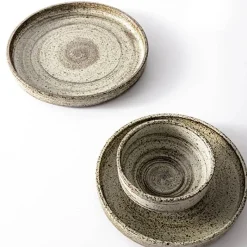 Elegance at the Table Küche & Esszimmer-Japanisches Geschirrset aus Steingut – Elegante Geschirrkollektion aus Keramik