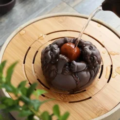 The Cozy Mug Küche & Esszimmer-Japanisches Kröten-Teehaustier-Set – Kreative Keramik für Teeliebhaber