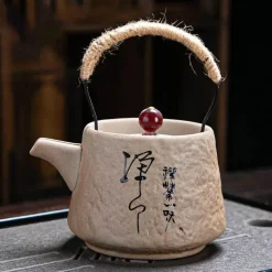 Plates u0026 More Küche & Esszimmer-Japanisches Teekannenset im Retro-Stil – Keramik-Kungfu-Teekanne mit Tassen