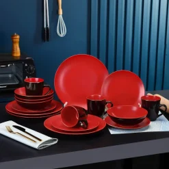 Elegance at the Table Küche & Esszimmer-Jocasta Porzellan-Geschirrset – Elegantes Essgeschirr