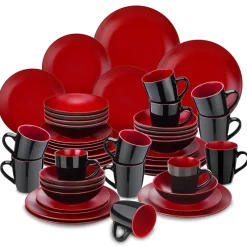 Elegance at the Table Küche & Esszimmer-Jocasta Porzellan-Geschirrset – Elegantes Essgeschirr