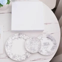 Elegance at the Table Küche & Esszimmer-Jungle Bone China Geschirrset Elegante Teller & Servierplatten