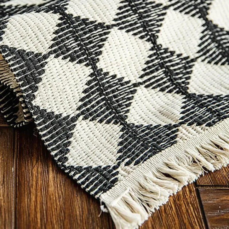 Fine Table Threads Küche & Esszimmer-Jute-Tischläufer mit Quasten – rustikaler Akzent für die Inneneinrichtung