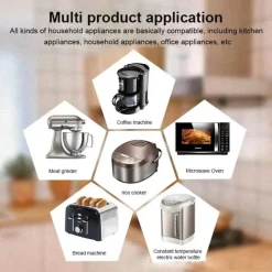 Tom Küche & Esszimmer-Kabelaufwickler, Kabel-Organizer-Clips für die Kabelverwaltung von Küchengeräten