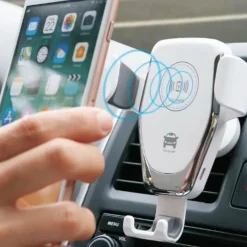 Wild u0026 Free Gear Autozubehör|Automobilindustrie-Kabellose Autotelefonhalterung - Ladehalterung mit automatischer Klemmung