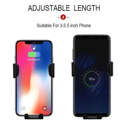 Wild u0026 Free Gear Autozubehör|Automobilindustrie-Kabellose Autotelefonhalterung - Ladehalterung mit automatischer Klemmung