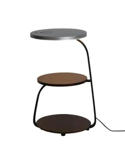 Cozy Living Beleuchtung|Möbel-Kabellose Ladelampe aus Holz – sanft leuchtendes Schreibtischlicht