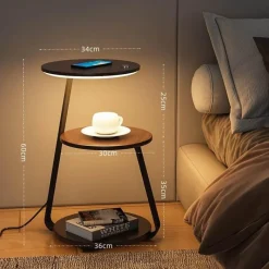 The Light Loft Beleuchtung-Kabellose Ladetischlampe – Modernes minimalistisches Design