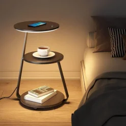 The Light Loft Beleuchtung-Kabellose Ladetischlampe – Modernes minimalistisches Design