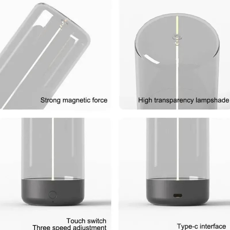 Comfort u0026 Style Beleuchtung-Kabellose magnetische Schreibtischlampe – Stellar Glow Lighting