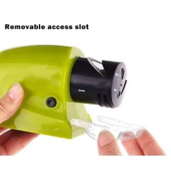 Deco Küche & Esszimmer-Kabelloser elektrischer Messerschärfer – Tragbares Präzisionswerkzeug