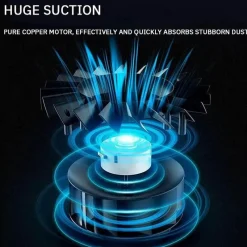 The Decor Haven Autozubehör|Automobilindustrie-Kabelloser 3-in-1-Handstaubsauger – Tragbares Gerät mit starker Saugkraft