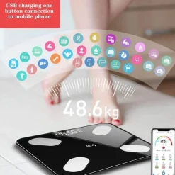 Tranquil Touch Fitness-Gadgets|Gesundheits- Und Entspannungstools-Kabelloser Körperanalyse-Tracker – Smarter Gesundheitstracker für Fitness-Einblicke