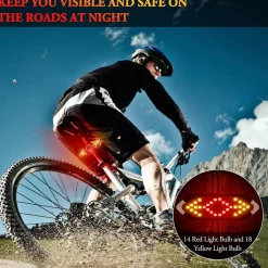 Decor Fahrräder & Verkehr-Kabelloser LED-Fahrradblinker - Sicherheitsanzeigeleuchte