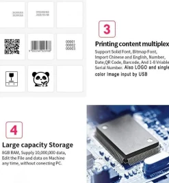 Cozy Living Outdoor & Garten|Heimwerkzeuge-Kabelloser Mini-Handdrucker – Automatisches tragbares Druckgerät