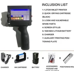 Cozy Living Outdoor & Garten|Heimwerkzeuge-Kabelloser Mini-Handdrucker – Automatisches tragbares Druckgerät