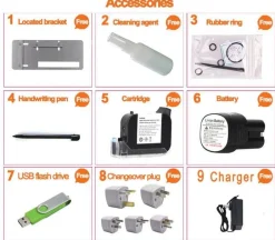 Cozy Living Outdoor & Garten|Heimwerkzeuge-Kabelloser Mini-Handdrucker – Automatisches tragbares Druckgerät