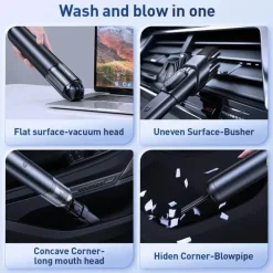 The Decor Haven Autozubehör|Automobilindustrie-Kabelloser Staubsauger mit Ultra-Power-Technologie – Kabelloser Staubsauger mit hoher Saugkraft