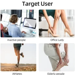 The Relaxation Nook Massageprodukte|Gesundheits-Gadgets-Kabelloses Beinmassagegerät – Luftwellentherapie zur Entspannung