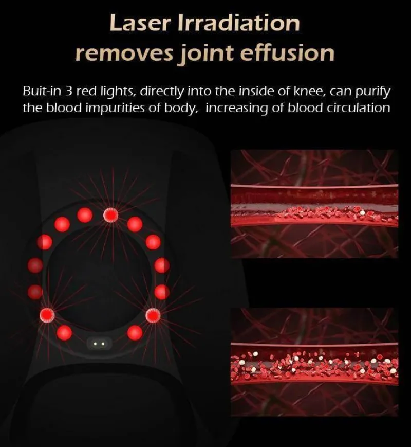 The Relaxation Nook Gesundheits-Gadgets|Gesundheits- Und Entspannungstools-Kabelloses Kniemassagegerät – Elektrisches Gerät zur Schmerzlinderung