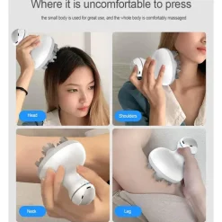 Tranquil Touch Massageprodukte|Gesundheits-Gadgets-Kabelloses Kopfhautmassagegerät – Entspannendes Kopfmassagegerät