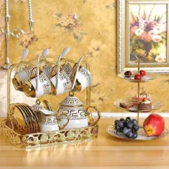 The Cozy Mug Küche & Esszimmer-Kaffeebecher-Set aus Keramik – Stilvolle Tassen für Zuhause oder das Büro