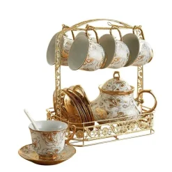 The Cozy Mug Küche & Esszimmer-Kaffeebecher-Set aus Keramik – Stilvolle Tassen für Zuhause oder das Büro