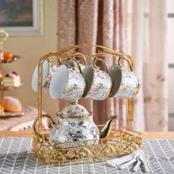 The Cozy Mug Küche & Esszimmer-Kaffeebecher-Set aus Keramik – Stilvolle Tassen für Zuhause oder das Büro