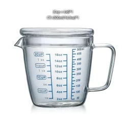 Feast u0026 Flair Küche & Esszimmer-Kaffeekanne aus Glas – Espresso-Latte-Krug für Baristas