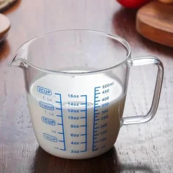 Feast u0026 Flair Küche & Esszimmer-Kaffeekanne aus Glas – Espresso-Latte-Krug für Baristas