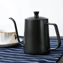 Tom Küche & Esszimmer-Kaffeekessel mit Schwanenhals aus Edelstahl – Präzisions-Tropfkanne zum Brühen