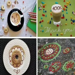 The Cozy Mug Küche & Esszimmer-Kaffee-Kunststift - GranuleIcing Decorator