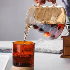 Tom Küche & Esszimmer-Kaffeeperkolator aus Glas – Umweltfreundliche, wiederverwendbare Filterkaffeemaschine