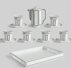 The Cozy Mug Küche & Esszimmer-Kaffeeservice aus Keramik im koreanischen 2D-Art-Stil