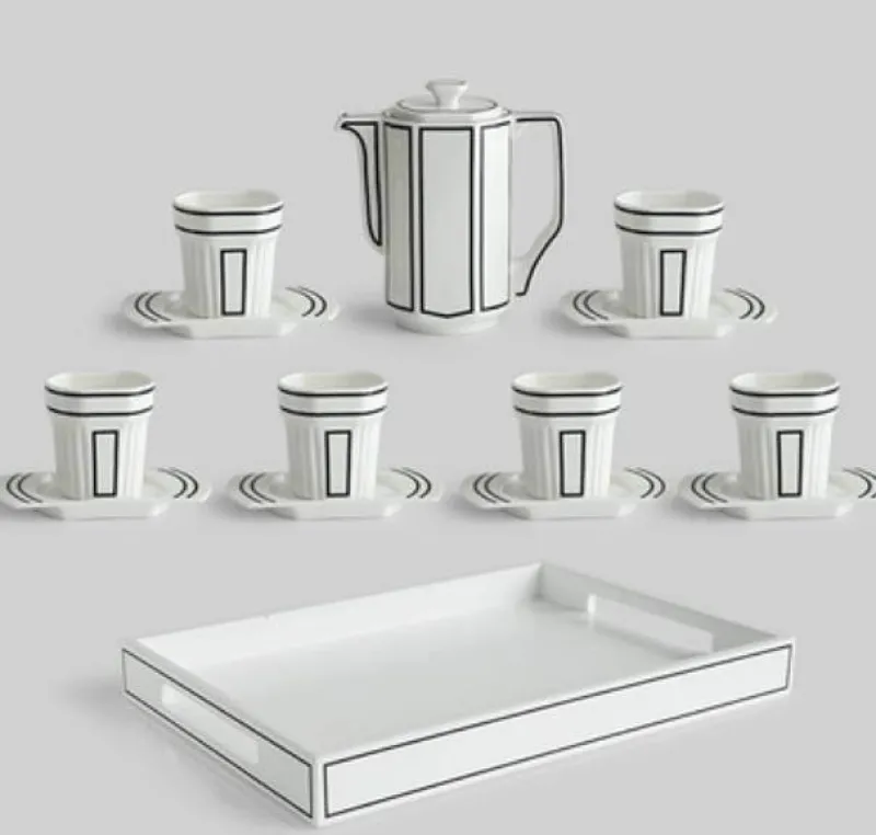 The Cozy Mug Küche & Esszimmer-Kaffeeservice aus Keramik im koreanischen 2D-Art-Stil