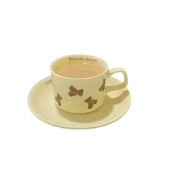 Plates u0026 More Küche & Esszimmer-Kaffeetasse aus Keramik mit Bärenmotiv – Vintage-Keramik für Bärenliebhaber