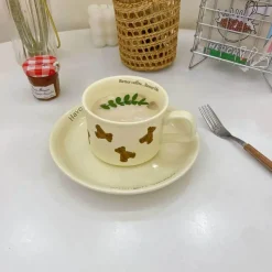 Plates u0026 More Küche & Esszimmer-Kaffeetasse aus Keramik mit Bärenmotiv – Vintage-Keramik für Bärenliebhaber