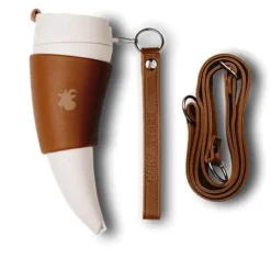 The Cozy Mug Küche & Esszimmer-Kaffeetasse mit Ziegenhörnern – Einzigartige Tiertasse