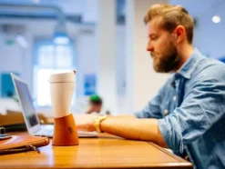 The Cozy Mug Küche & Esszimmer-Kaffeetasse mit Ziegenhörnern – Einzigartige Tiertasse