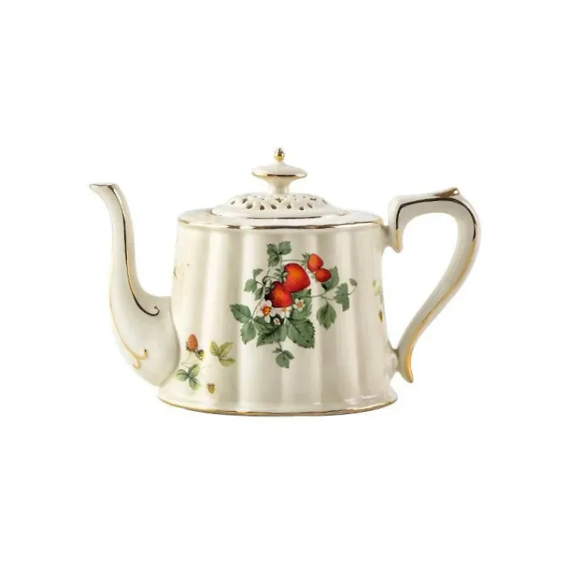 Elegance at the Table Küche & Esszimmer-Kaffeetassen- und Tellerset aus Keramik mit Tablett mit Reliefrose