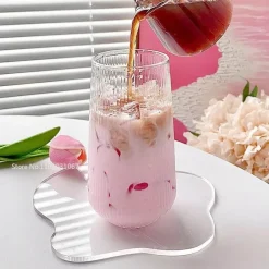 Plates u0026 More Küche & Esszimmer-Kaffeetassen-Set aus Borosilikatglas – hitzebeständiges Trinkgeschirr für heiße und kalte Getränke