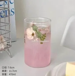 Plates u0026 More Küche & Esszimmer-Kaffeetassen-Set aus Borosilikatglas – hitzebeständiges Trinkgeschirr für heiße und kalte Getränke