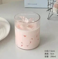 Plates u0026 More Küche & Esszimmer-Kaffeetassen-Set aus Borosilikatglas – hitzebeständiges Trinkgeschirr für heiße und kalte Getränke