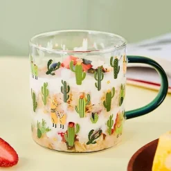 Plates u0026 More Küche & Esszimmer-Kaktusglas-Tee-/Milchbecher – Kaffeebecher mit Skala