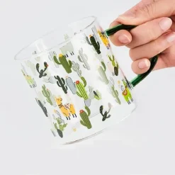 Plates u0026 More Küche & Esszimmer-Kaktusglas-Tee-/Milchbecher – Kaffeebecher mit Skala