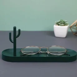 Tranquil Waters Badezimmer-Kaktus-Schreibtisch-Organizer – Kreative Aufbewahrungslösung für das Home Office