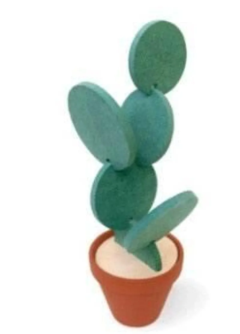 The Culinary Kit Küche & Esszimmer-Kaktus-Untersetzer-Set – rutschfeste Getränkeuntersetzer